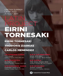 Eirini Tornesaki Latin Project @ GARTEN bAR.Kaliviani